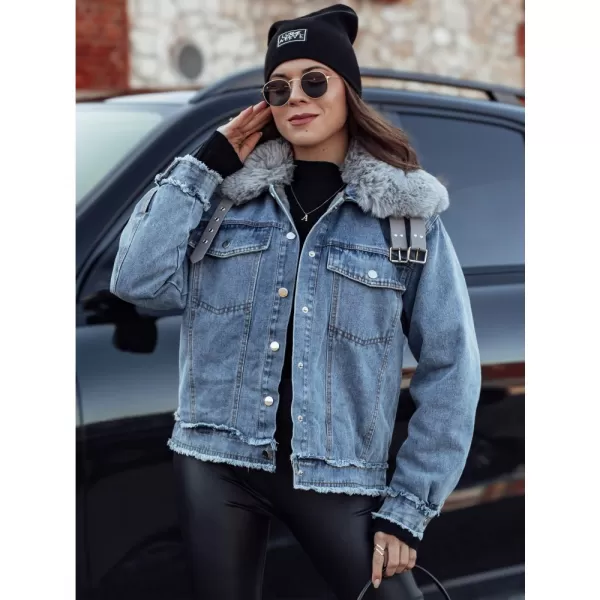  Dámská bunda DSTREET FURDENIM SVĚTLE MODRÁ 