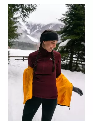 Dámské termo triko NORDBLANC FLOATY NBBLD7975 VÍNOVÁ