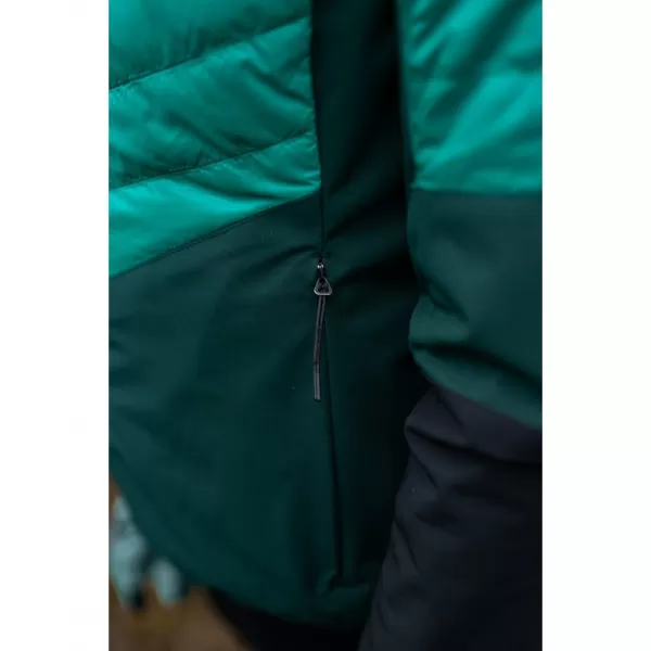  Dámská sportovní bunda NORDBLANC ICEBERGS NBWJL8112 TMAVĚ ZELENÁ 