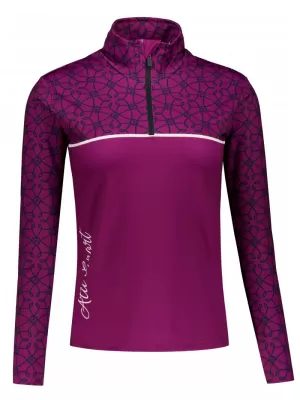 Dámská funkční termo mikina premium ALTISPORT VOJ/ALW053TER03 FIALOVÁ