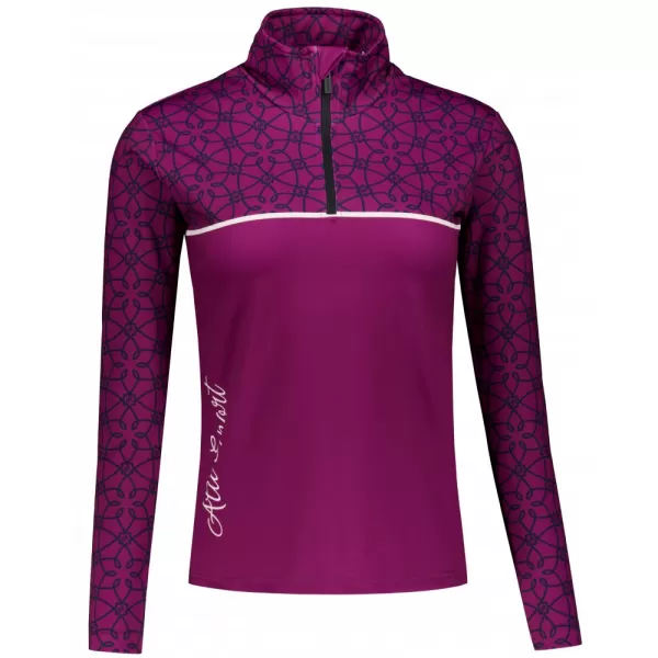  Dámská funkční termo mikina premium ALTISPORT VOJ/ALW053TER03 FIALOVÁ 