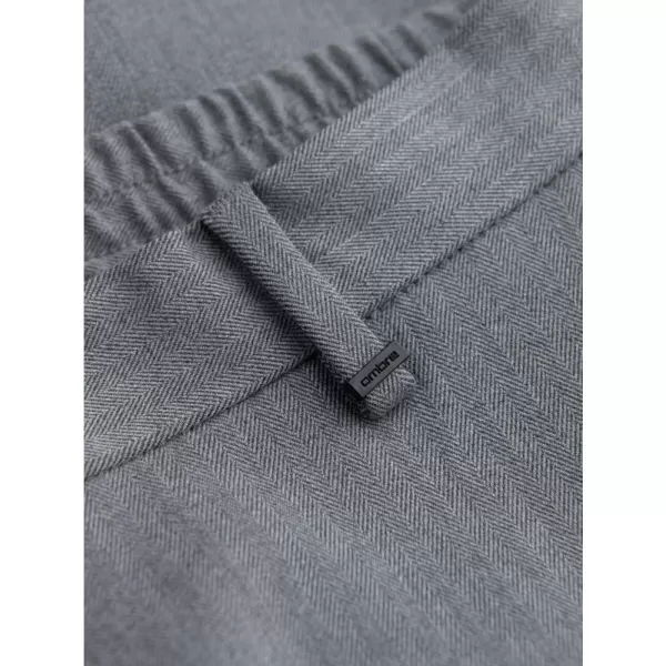  Pánské kalhoty OMBRE OM-PACP-0158 GREY 