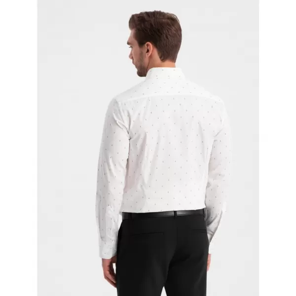  Pánská košile OMBRE OM-SHCS-0156 WHITE 