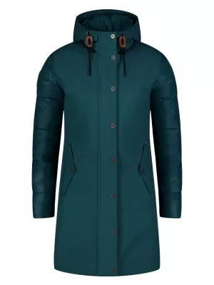 Dámský zimní kabát NORDBLANC WARMHUG NBWJL8073 ZELENÁ