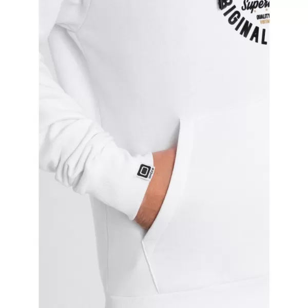  Pánská mikina OMBRE OM-SSPS-0151 WHITE 