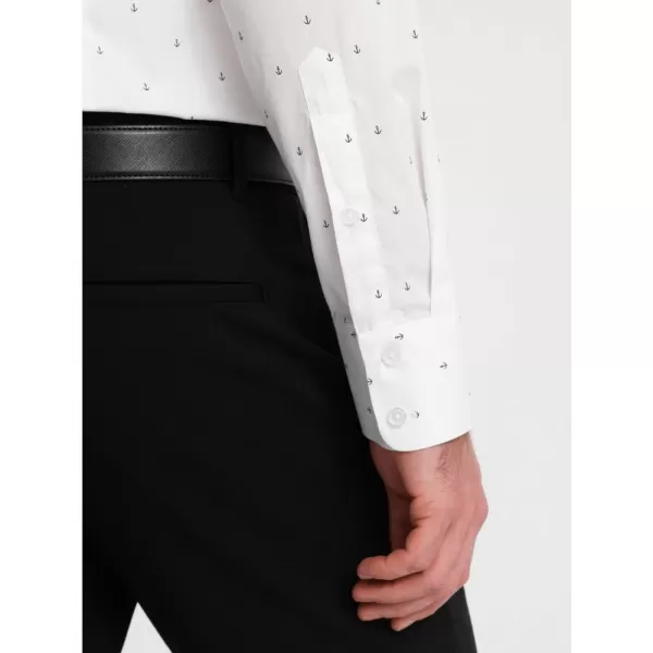  Pánská košile OMBRE OM-SHCS-0156 WHITE 