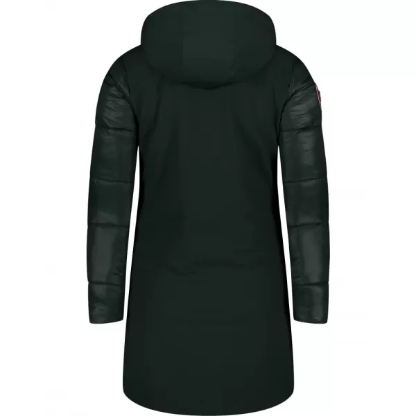  Dámský zimní kabát NORDBLANC WARMHUG NBWJL8073 TMAVĚ ZELENÁ 