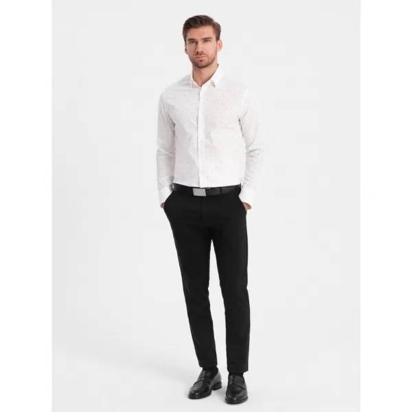  Pánská košile OMBRE OM-SHCS-0156 WHITE 