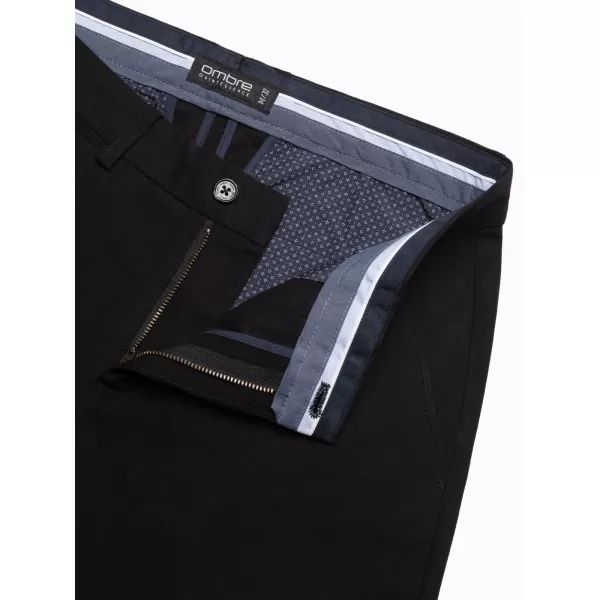  Pánské kalhoty OMBRE OM-PACP-0186 BLACK 