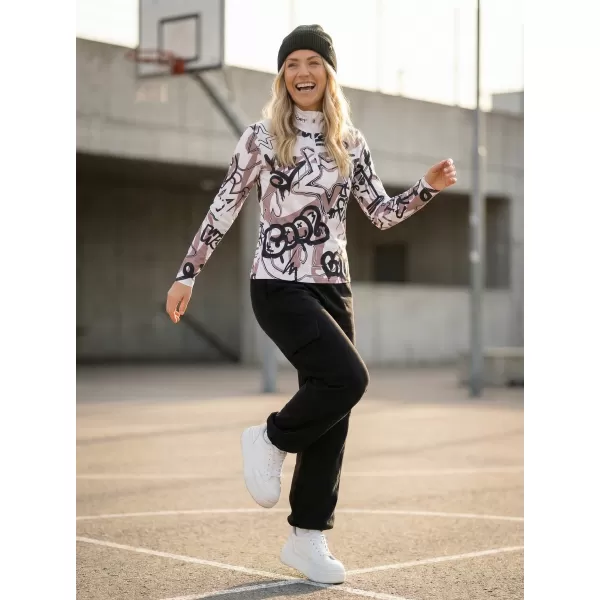  Dámská funkční termo mikina premium ALTISPORT VOJ/ALW054TER03 BÍLOŠEDÁ 