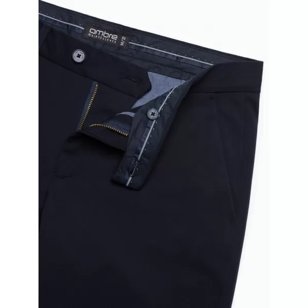  Pánské kalhoty OMBRE OM-PACP-0191 NAVY BLUE 