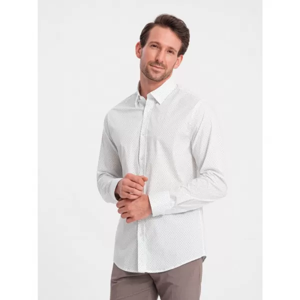  Pánská košile OMBRE OM-SHCS-0152 WHITE 
