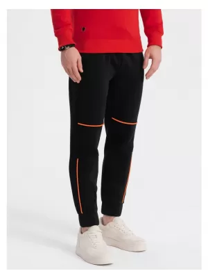 Pánské tepláky OMBRE OM-PASK-0145 BLACK