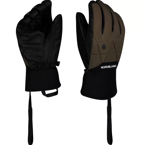  Lyžařské rukavice NORDBLANC BANDIT NBWG7861 ARMÁDNÍ ZELENÁ 