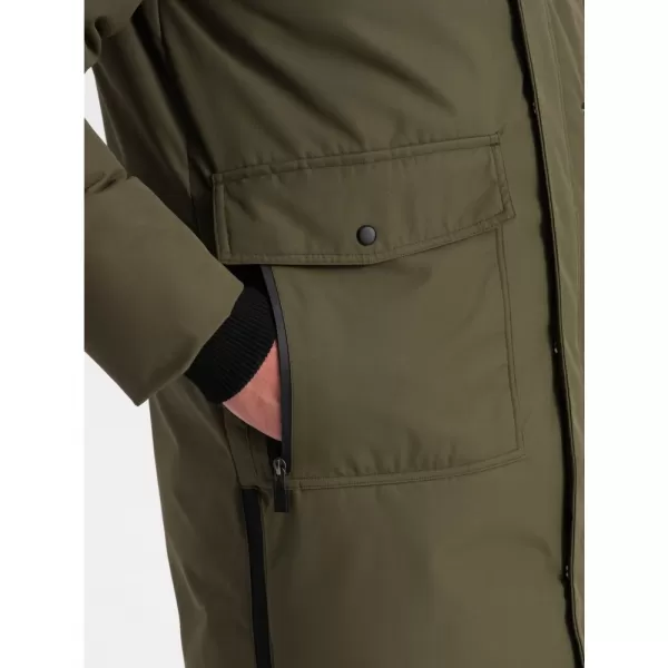  Pánská zimní bunda OMBRE OM-JALJ-0148 DARK OLIVE GREEN 