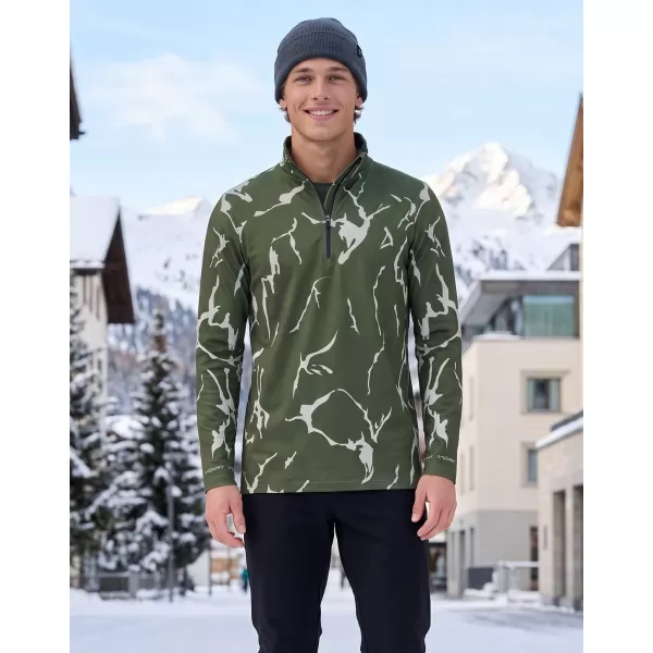  Pánská funkční termo mikina premium ALTISPORT VOJ/ALM052TER03 KHAKI 