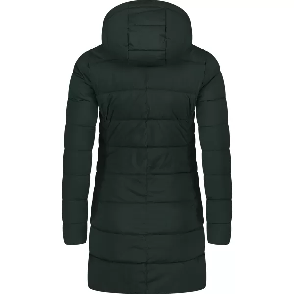  Dámský zimní kabát NORDBLANC MOMENTS NBWJL8076 TMAVĚ ZELENÁ 