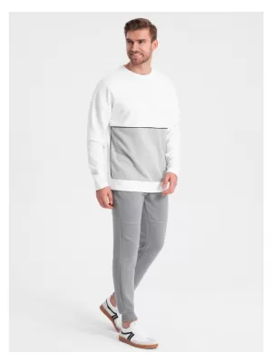 Pánské tepláky OMBRE OM-PASK-0129 GRAY