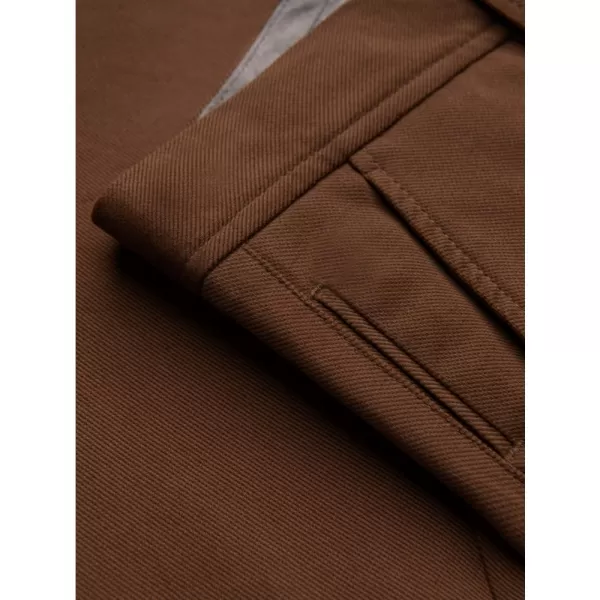  Pánské kalhoty OMBRE OM-PACP-0190 CARAMEL 