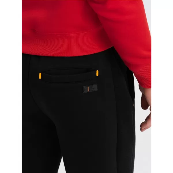  Pánské tepláky OMBRE OM-PASK-0145 BLACK 