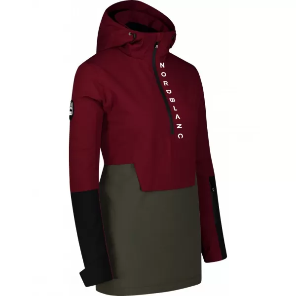  Dámský anorak NORDBLANC WINTERFUN NBWJL8130 VÍNOVÁ 