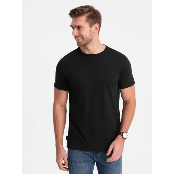  Pánské triko OMBRE OM-TSBS-0146 BLACK 