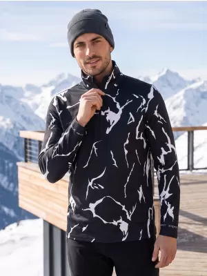 Pánská funkční termo mikina premium ALTISPORT VOJ/ALM052TER03 ČERNÁ