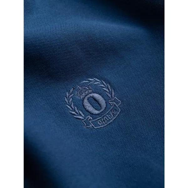  Pánské triko s límečkem OMBRE S1374 DARK BLUE 