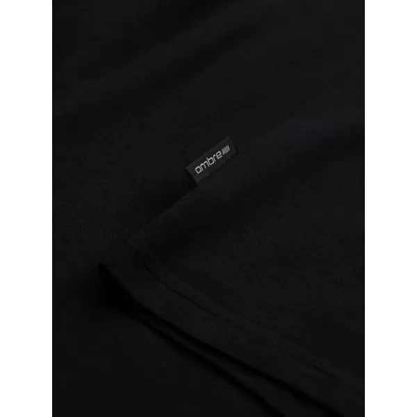  Pánské triko OMBRE OM-TSBS-0146 BLACK 