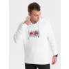 Pánská mikina OMBRE OM-SSPS-0150 WHITE