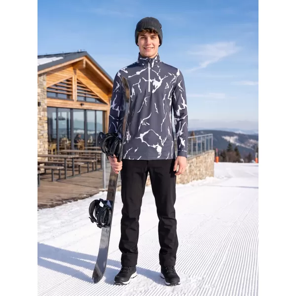  Pánská funkční termo mikina premium ALTISPORT VOJ/ALM052TER03 ŠEDÁ 