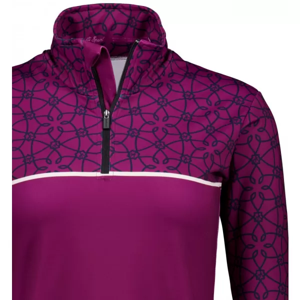  Dámská funkční termo mikina premium ALTISPORT VOJ/ALW053TER03 FIALOVÁ 