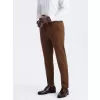 Pánské kalhoty OMBRE OM-PACP-0190 CARAMEL