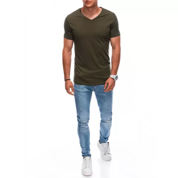  Pánské triko EDOTI EM-TSBS-0101 OLIVE 