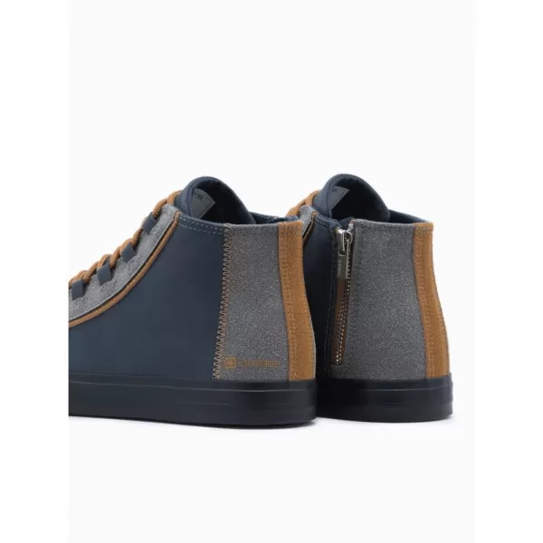  Pánské boty OMBRE OM-FOTH-0140 NAVY BLUE 