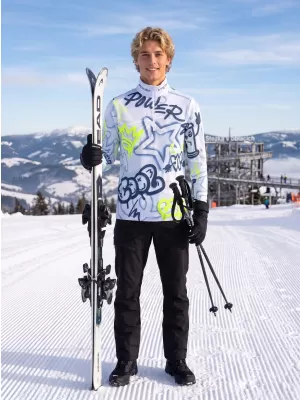Pánská funkční termo mikina premium ALTISPORT VOJ/ALM054TER03 MODRÁ