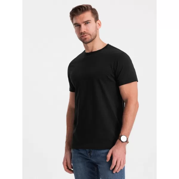  Pánské triko OMBRE OM-TSBS-0146 BLACK 