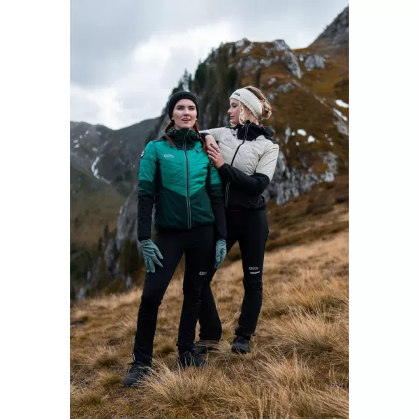  Dámská sportovní bunda NORDBLANC ICEBERGS NBWJL8112 TMAVĚ ZELENÁ 