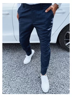 Pánské kalhoty DSTREET NÁMOŘNÍ MODRÁ