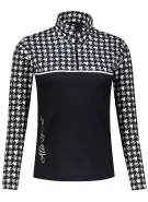 Dámská funkční termo mikina premium ALTISPORT VOJ/ALW048TER03 ČERNOBÍLÁ