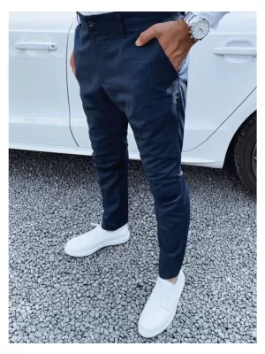 Pánské kalhoty DSTREET NÁMOŘNÍ MODRÁ
