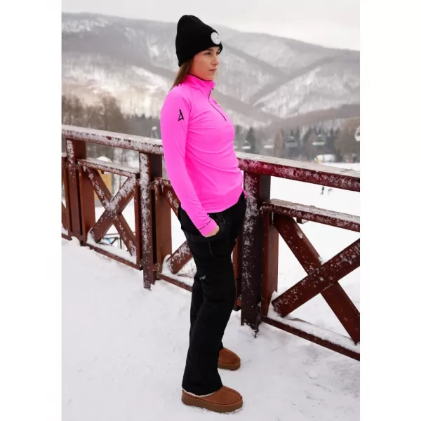 Dámská funkční termo mikina premium ALTISPORT VOJ/ALW000TER03 FLUO PINK 