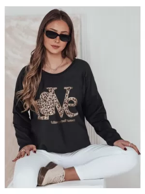 Dámské triko DSTREET LOVEGLOW TMAVĚ ŠEDÁ