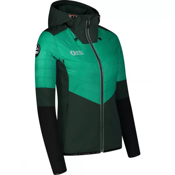  Dámská sportovní bunda NORDBLANC ICEBERGS NBWJL8112 TMAVĚ ZELENÁ 