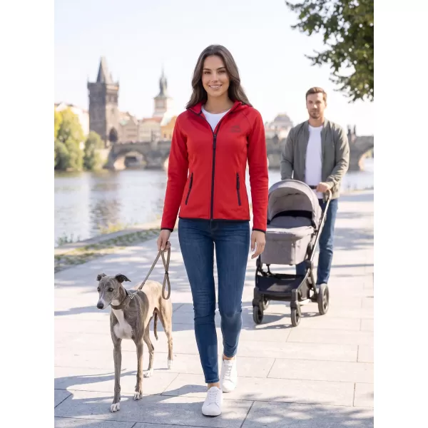  Dámská premium mikina ALTISPORT ALW056418 ČERVENÁ 
