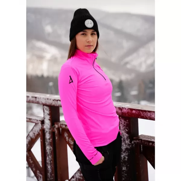  Dámská funkční termo mikina premium ALTISPORT VOJ/ALW000TER03 FLUO PINK 