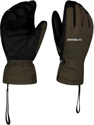 Lyžařské rukavice NORDBLANC ALPINE NBWG7862 ARMÁDNÍ ZELENÁ