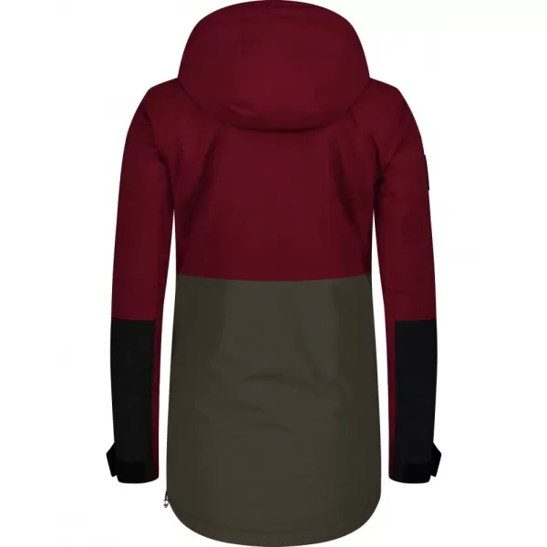  Dámský anorak NORDBLANC WINTERFUN NBWJL8130 VÍNOVÁ 