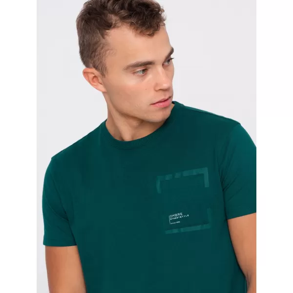  Pánské triko OMBRE OM-TSPT-0154 MARINE 