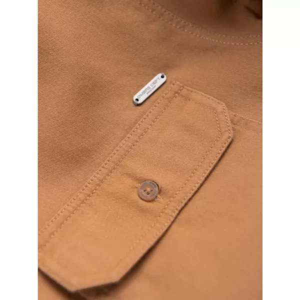  Pánská košile OMBRE OM-SHCS-0146 CAMEL 